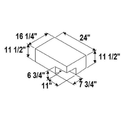 RV Waste Water Tank 14 GAL (FR77-5205)