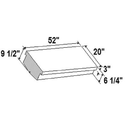 RV Waste Water Tank 24.4 GAL (FR77-6525)