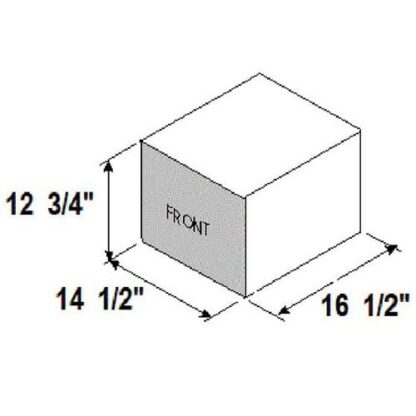 WATER TANK 9.9 GAL      7LBS MEASURES 17X15X14