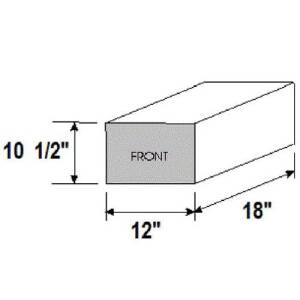 FRESH WATER TANK 7.5GAL 17 3/4 X 12 1/4 X 10 WEIGHS 8LBS
