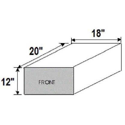 RV Fresh Water Tank 13.4 GAL (FR88-0080)