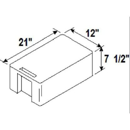 RV Fresh Water Tank 5 GAL (FR88-0085)