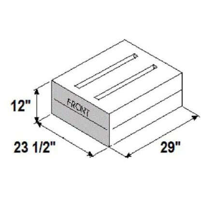 RV Fresh Water Tank 24 GAL (FR88-0160)