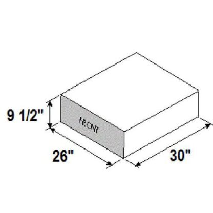 RV Fresh Water Tank 26 GAL (FR88-0200)