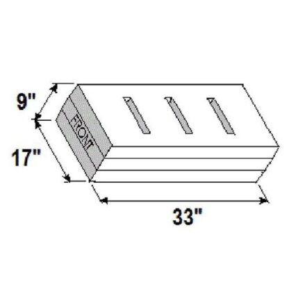 RV Fresh Water Tank 15.7 GAL (FR88-0230)