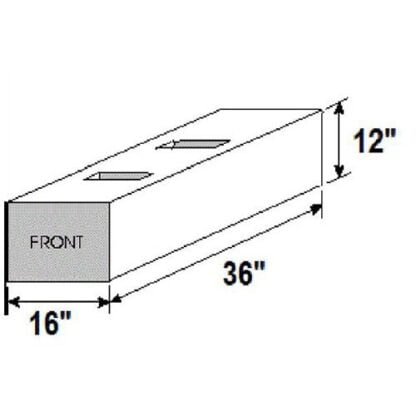 RV Fresh Water Tank 24 GAL (FR88-0275)