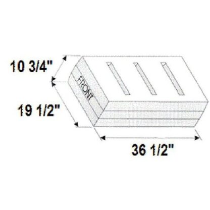 RV Fresh Water Tank 23.7 GAL (FR88-0285)