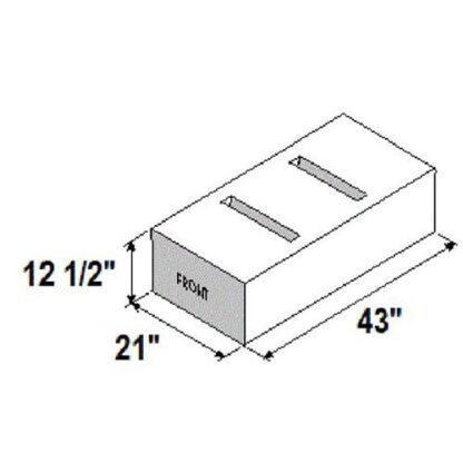 RV Fresh Water Tank 38.0 GAL (FR88-0350)