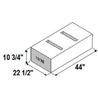 WATER TANK 33.3 GAL     17LBS MEASURES 45X23X11