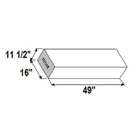 RV Fresh Water Tank 28.2 GAL (FR88-0420)