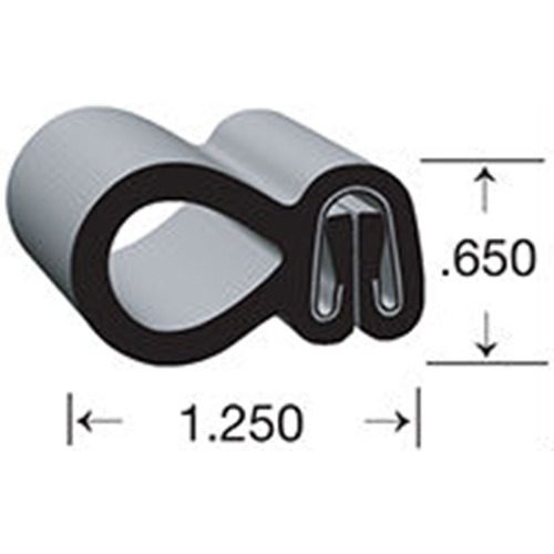 RecPro RV Trim Seal – 5/8" Bulb Weatherstrip For Pop Up Campers, Boats & Trailers