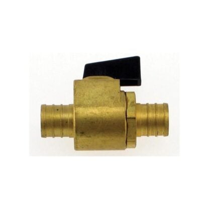 Pex Shut Off Valve - 1/2" Barb x 1/2" Barb