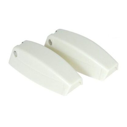 Camco Baggage Door Catches 2 Pack - Polar White