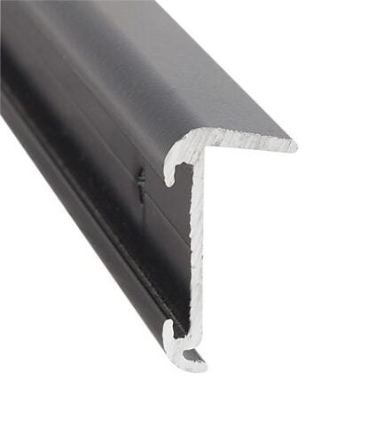 Corner Trim Insert Molding, 1-1/4″ x 5/8″ x 16′, Black