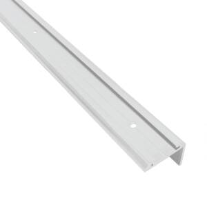 Wide Corner Trim Insert Molding, 1-1/4″ x 1″ x 8′, White