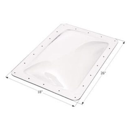 Icon RV Skylight 14" x 22" x 4" Clear