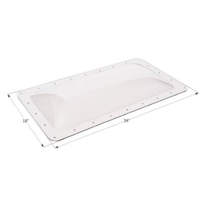 Icon RV Skylight 14" x 30" x 4" Clear