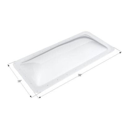 Icon RV Skylight 14" x 34" x 4" White