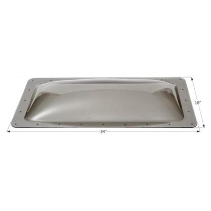 Icon RV Skylight 14" x 30" x 4" Smoke