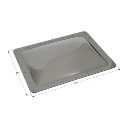 Icon RV Skylight 18" x 24" x 4" Smoke