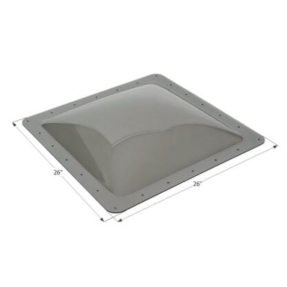 Icon RV Skylight 22" X 22" X 4" Smoke