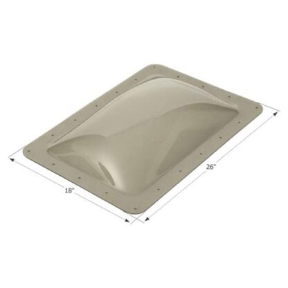 Icon RV Skylight 14" x 22" x 4" Dark Smoke