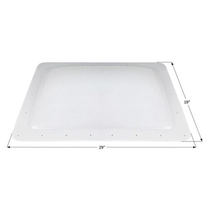 Icon RV Skylight 15" x 28.5" x 5" White