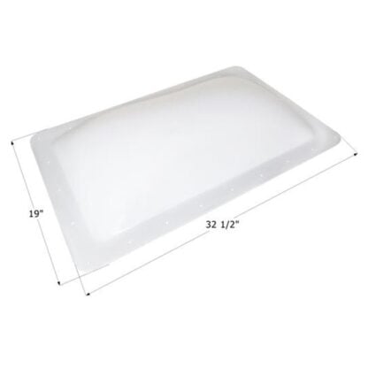 Icon RV Skylight 15" x 28.5" x 5" Smoke