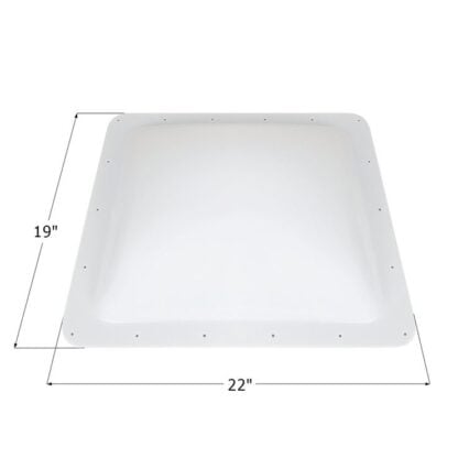 Icon RV Skylight 16" x 19" x 5" White