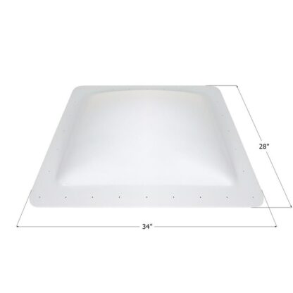 Icon RV Skylight 22" X 28" X 6" Smoke