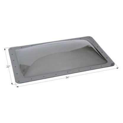 Icon RV Skylight 18" X 30" X 4" Smoke