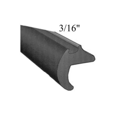 Hehr 3/16″ Window Glazing Bead – Black