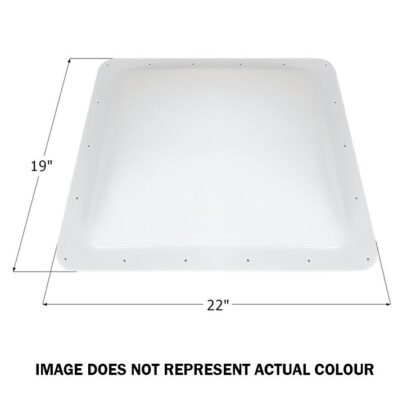 Icon RV Skylight 16" x 19" x 5" Clear