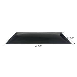 Icon RV Skylight 21 1/8" X 62 1/8" X 5 1/8" Dark Smoke