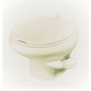 Aqua-Magic Style II Low Profile Bone Toilet w/ Hand Sprayer