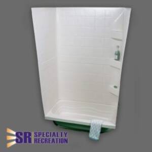 Specialty Recreation Tub Walls - 24 x 32 x 59 White