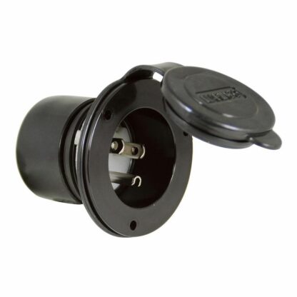 Marinco 15 Amp Power Inlet - Black