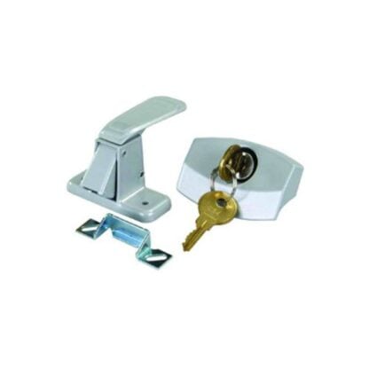 Tent Trailer Door Latch - Silver