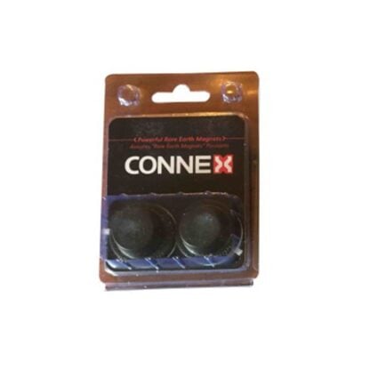 CONNEX Rubberized Magnets Black