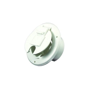 Round Cable Hatch Polar White