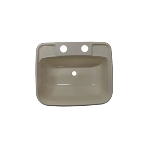 Lavatory Sink Parchment w/ Glue On Tail Piece