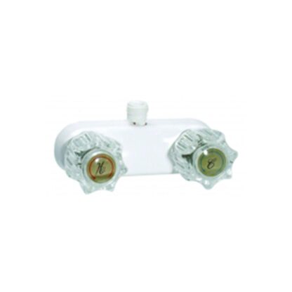 Shower Valve 2 Knobs White