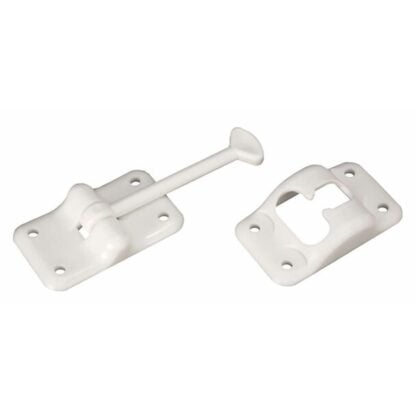 White Plastic Door Holder 3.5"