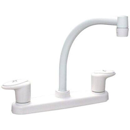 Phoenix Faucets Catalina RV Kitchen Faucet - Dual Lever Handle - White