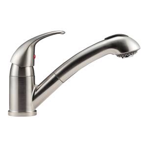 Dura Designer Pull-Out Kitchen Faucet - Chrome Polished