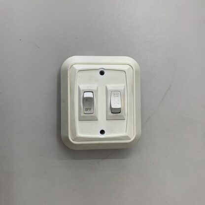 Used 12V Double Light Switch w/ Base