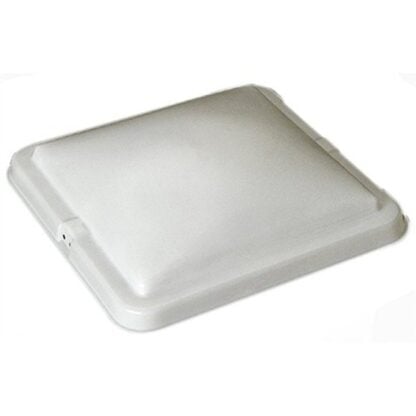 Vent Cover for Rounded Dome Trailer Roof Vents - White