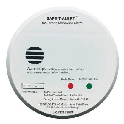 Carbon Monoxide Alarm Round - White (SA-339)