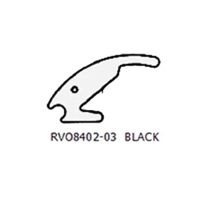 Kinro Glazing Bead Large Black - Per FT