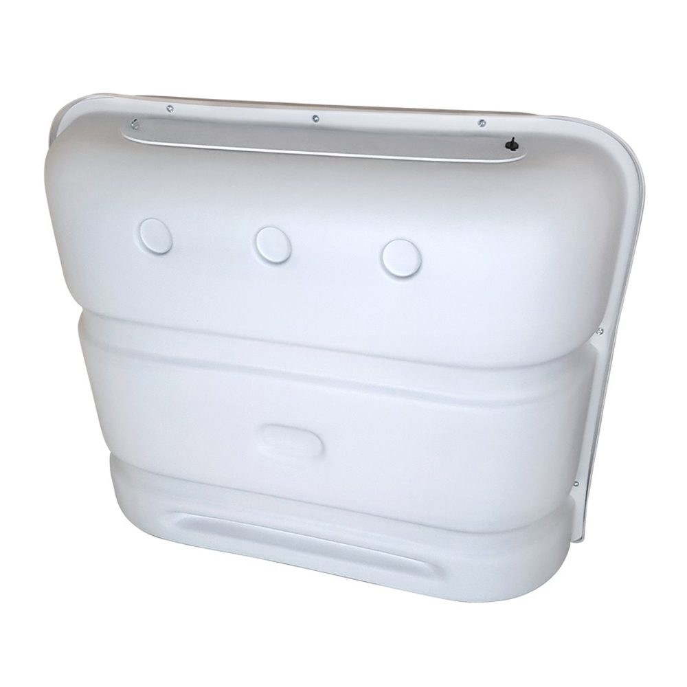 Propane Tank Cover Deluxe 20 30 White Edmonton RV Service   Propane Icon 